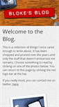 Mobile Screenshot of bl0g.co.uk